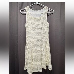 Cream Lace Dress